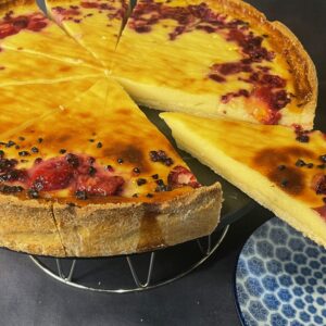 Raspberry Custard Tart
